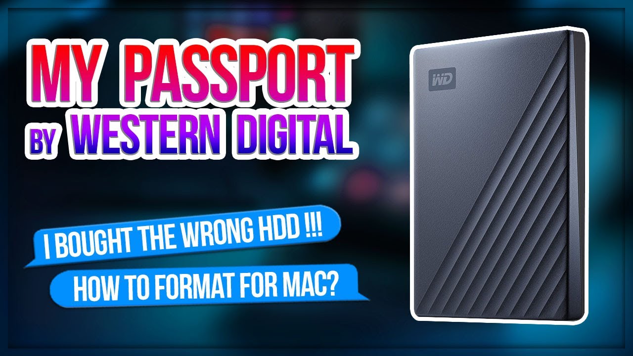 my passport for mac format for windows